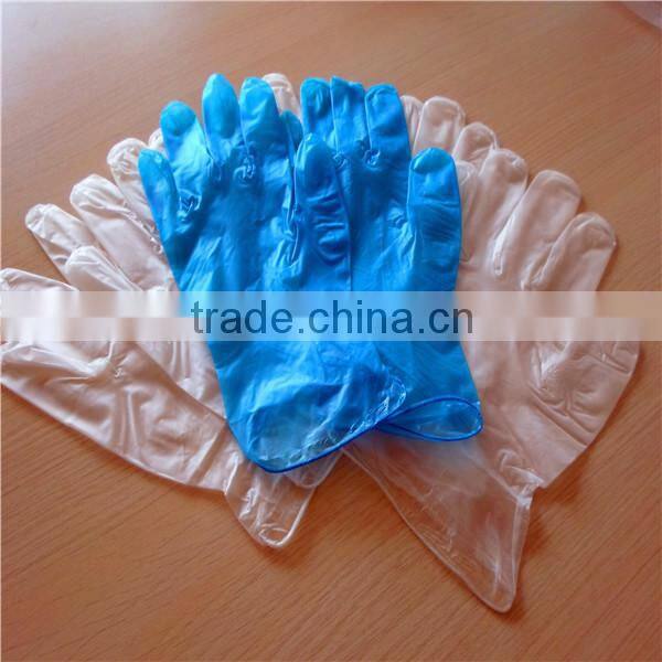 2016 wholesale disposable vinyl/pvc glove powdered and powder free