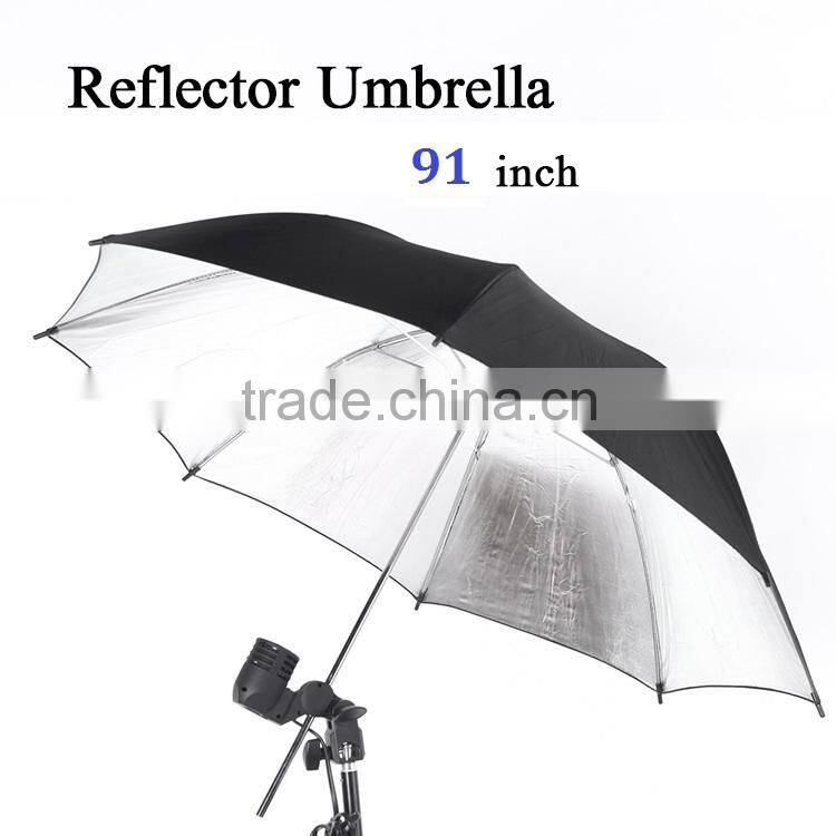 Reflector off-camera flash umbrella