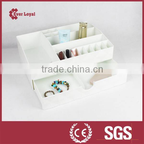 White color makeup storage drawers