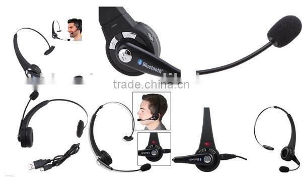 Bluetooth Wireless Earphone For Playstation 3 PS3 Black Headset with Microphone