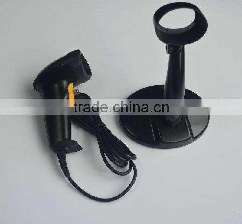 Supermarket use barcode scanner with display