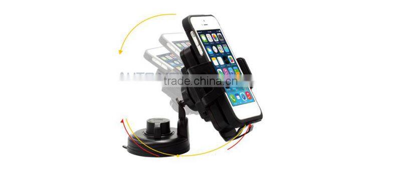 CE certificated qi wireless car charger color black