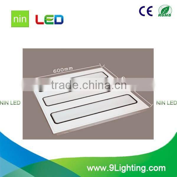 led 600 600mm panel light 3 line office panel