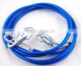 quality emergency steel wire car breakdown tow rope