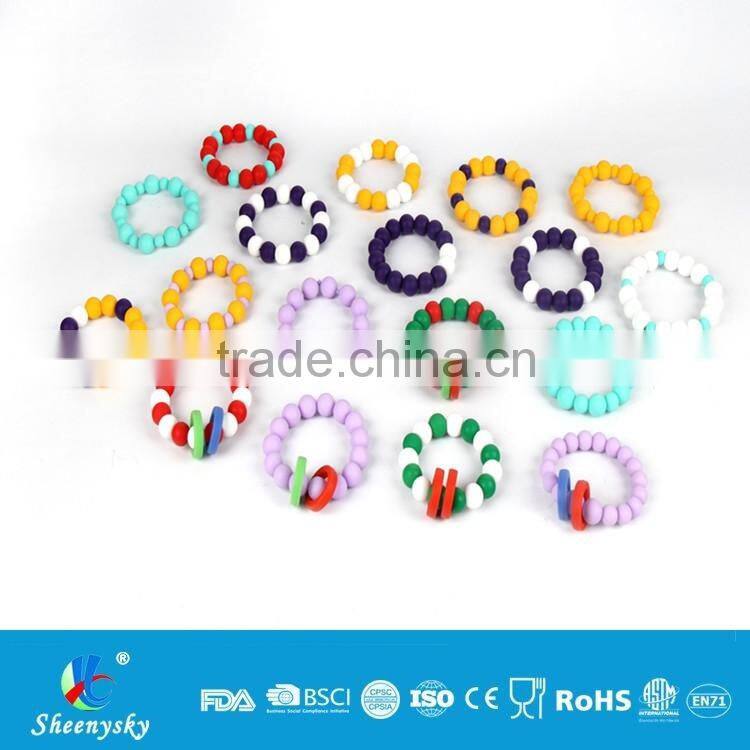 for mother to wear Silicone Chew Bead Bracelet