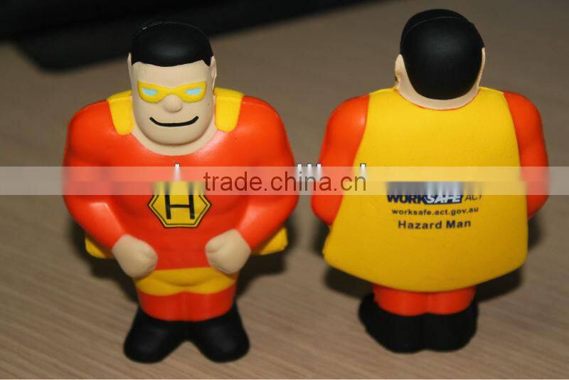 rainbow PU foam brain anti stress toy brain