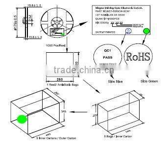 low power consumption high luminous flux LED diode