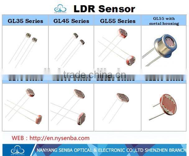 20MM Light Dependent Resistor/Sensor 20-30KOHM GL20537-1 for Garden Light