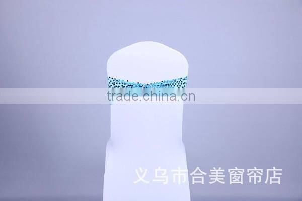 lace chair sash elastic ruffle chair sash cheap spandex chair sashes