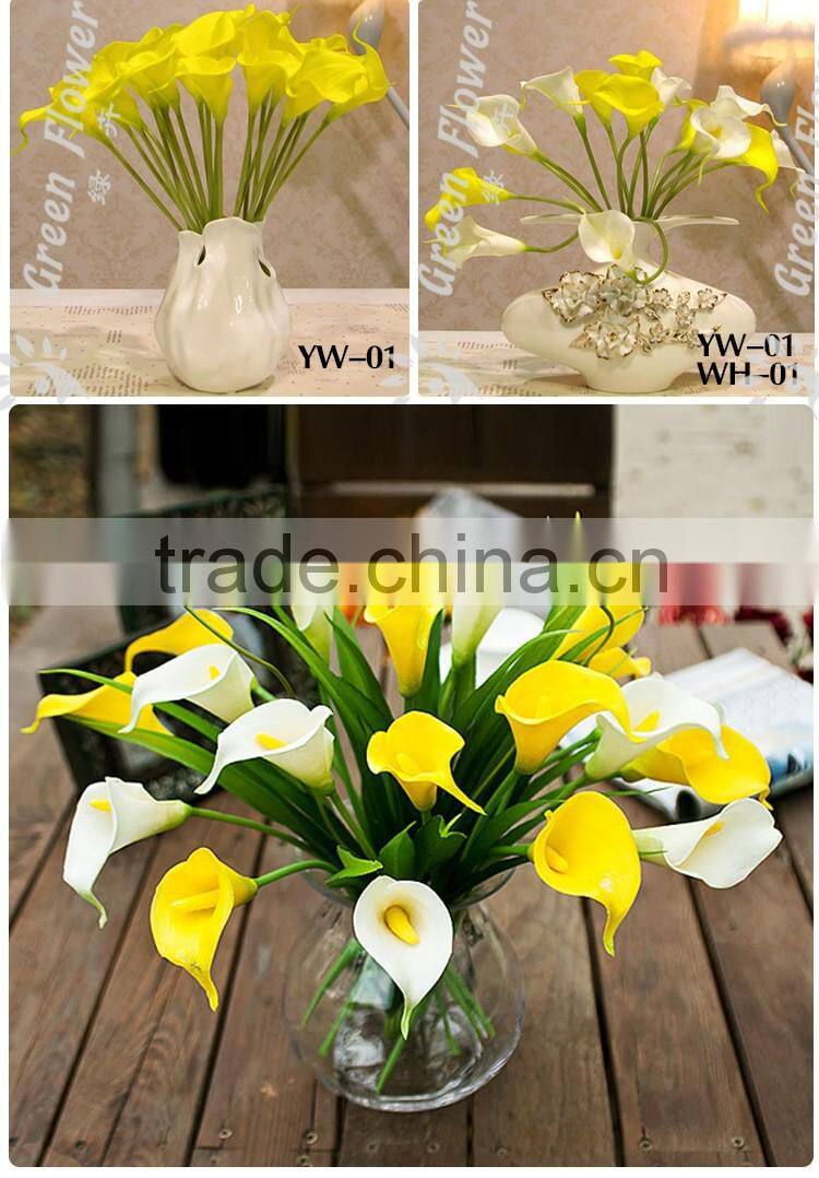 2016 Mini Calla Lily Real Touch Artificial Flowers wholesale for Home Wedding Party Decoration Decorative Flowers