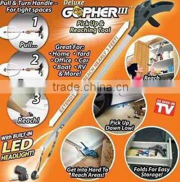 2015 Hot Sale Trash Picking Up Tool with LED Light,garbage Grabber,great for indoor or out