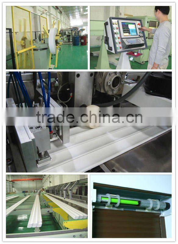 Rolling shutter with maual or electric control system