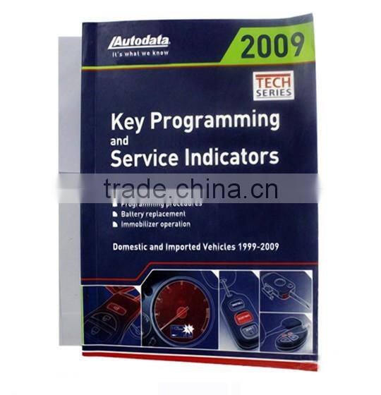Original Good Paper key programming and service indicators book auto key programmer book