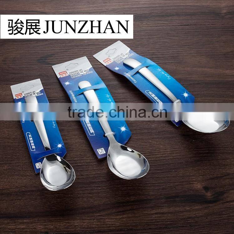 Soup spoon stainless steel 410 of mirror polish and gold color