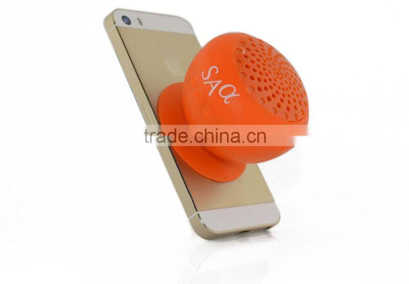 Wholesale Mini Wired Silicon Suction Cup Speaker with Lithium batteries