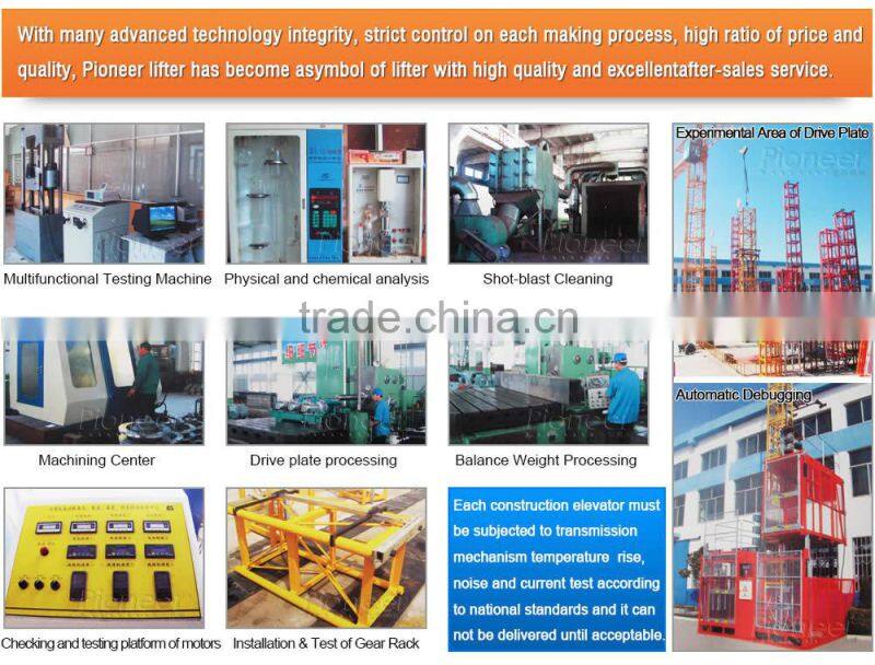 Building Small Electric Portable Construction Elevator Price