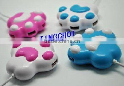 Plug-and-play 4 ports USB HUB)