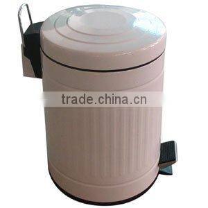 galvanized powder pedal waste bin