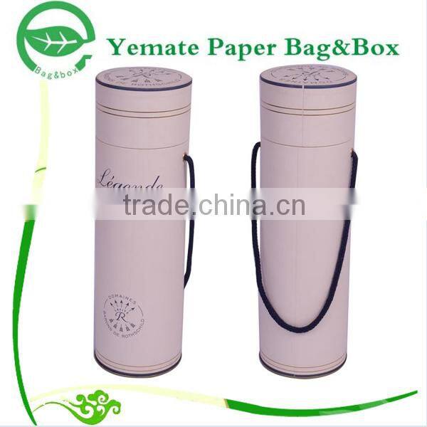 high ending customized cylinder tube derocative gift paper cardboard box color printing for cosmetic nail polish