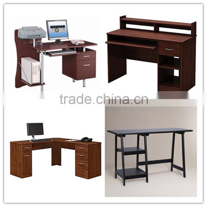 modern wood mobile rolling cart compact computer desk
