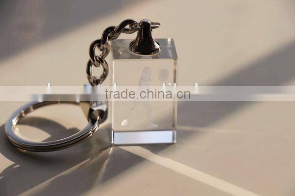 2015 popular Christmas gift cheap crystal keychain