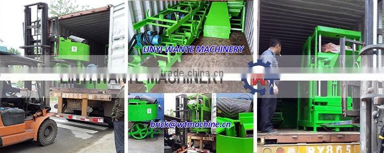 WANTE BRAND WT2-10 cheap interlocking hollow block machine line small crsuher