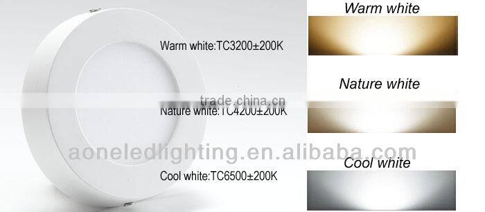 Australia Popular round high quality ultra slim led panel light 18w with CE ROHS SAA certificate