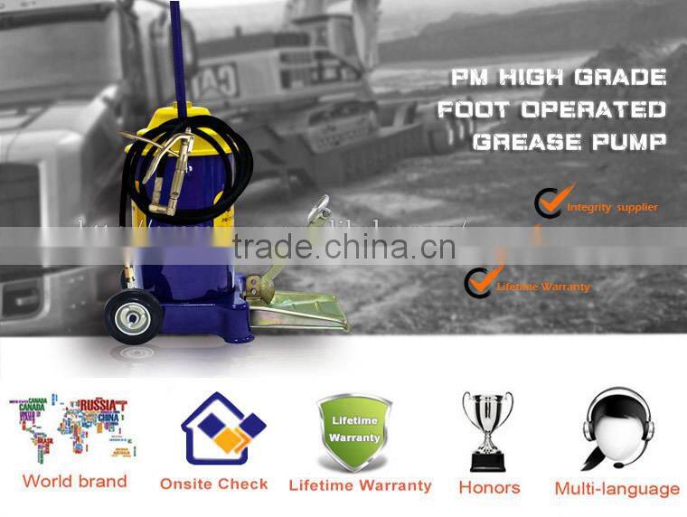 12L AAP foot operated grease pump With Wheels, Hardware Tools For Vehicle Maintaiance