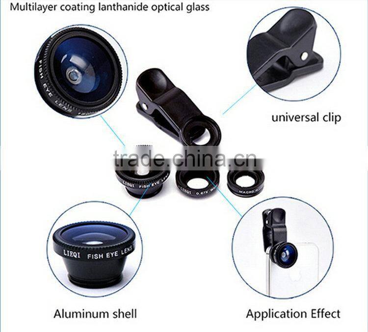 Wholesale Universal Clip-on 0.4x Super Wide Angle Phone Lens for IPhone Ipad Samsung Mobile Phone Camera Lens