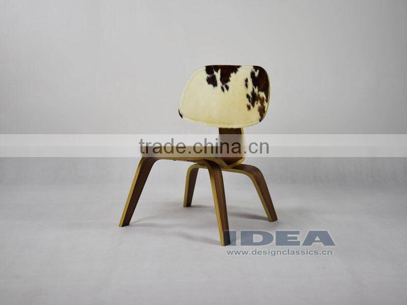 Replica Charles Plywood Lounge Chair - Pony Skin