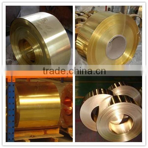 C2801 rolled copper alloy H60 copper zinc yellow brass strips