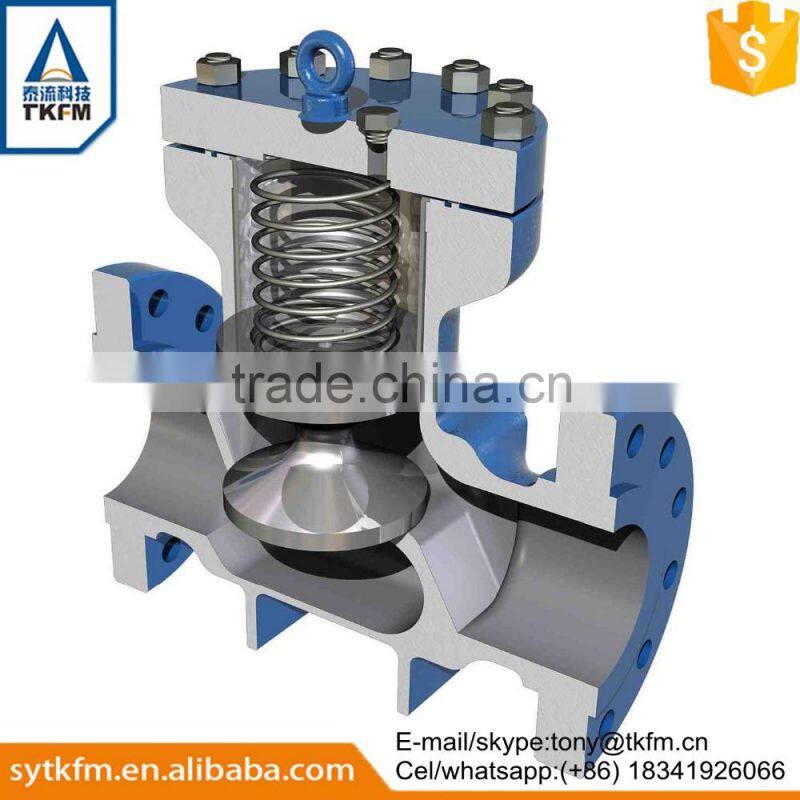2015 TKFM hot sale city water supply pipeline use hot water check valve 10 inch