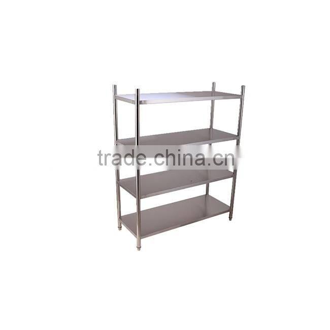 Metal shelving unit 4 tiers kitchen stainless steel storage shelve
