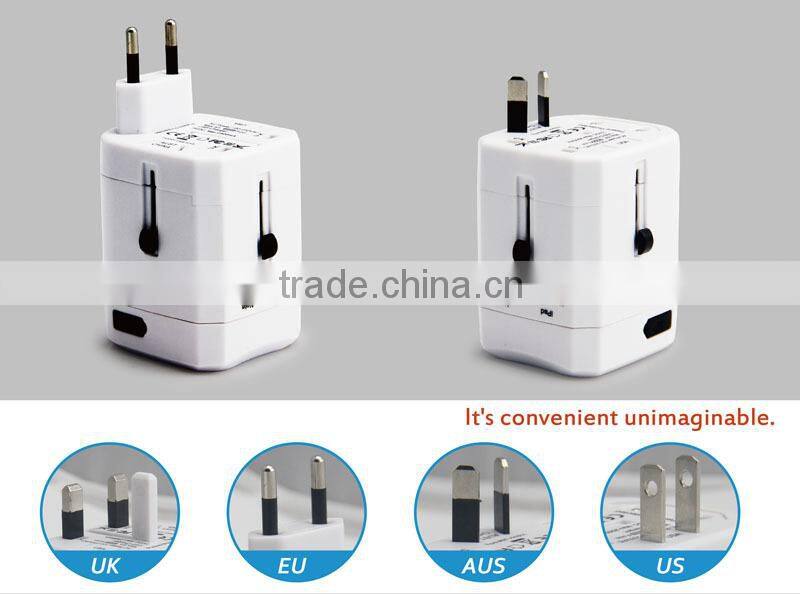 Oil surface multipurpose electrical european travel adapter