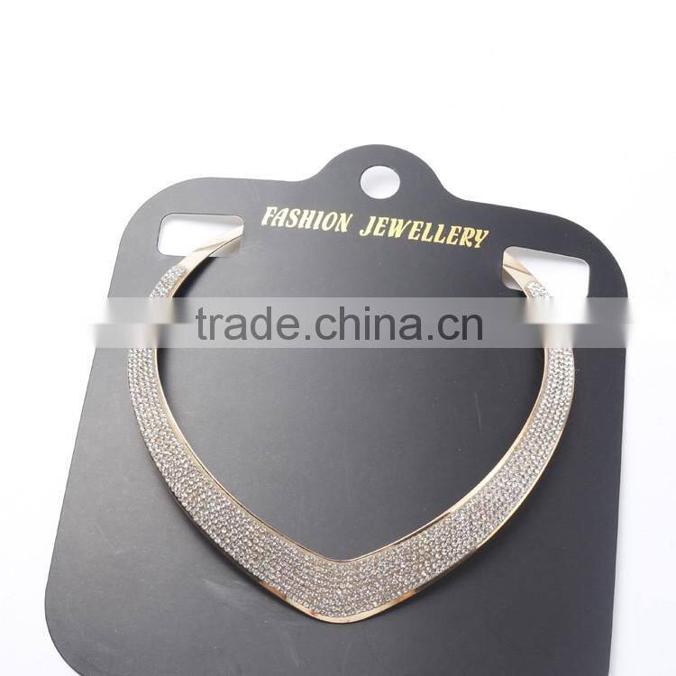 factory directly sale new design Blingbling fashion jewelry necklace of metal