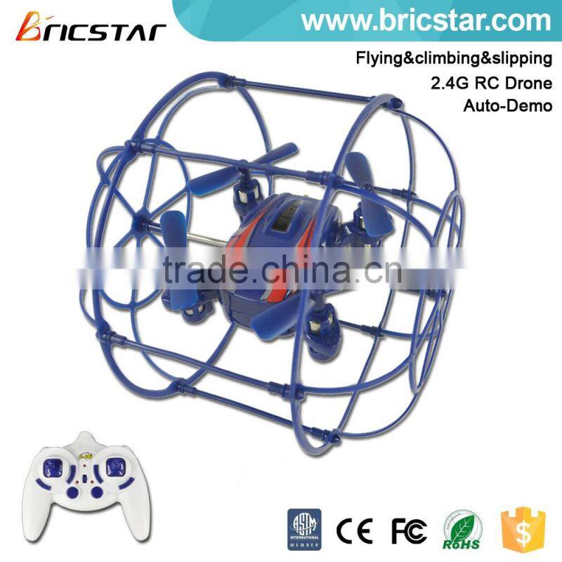 Different speeds 2.4G rc quadcopter kit with safe circle