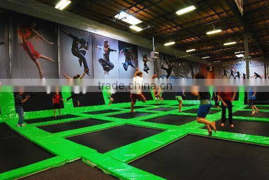 Free Design Jumping Indoor Trampoline Park with Sponge Padding