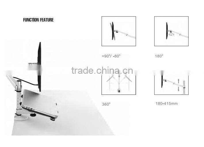 Folding computer bracket portable laptop computer stand