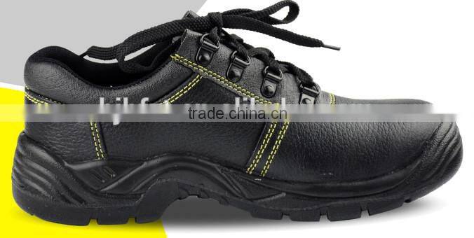 100% leather low-cut anti-static steel toecap heel energy absorption safety shoes