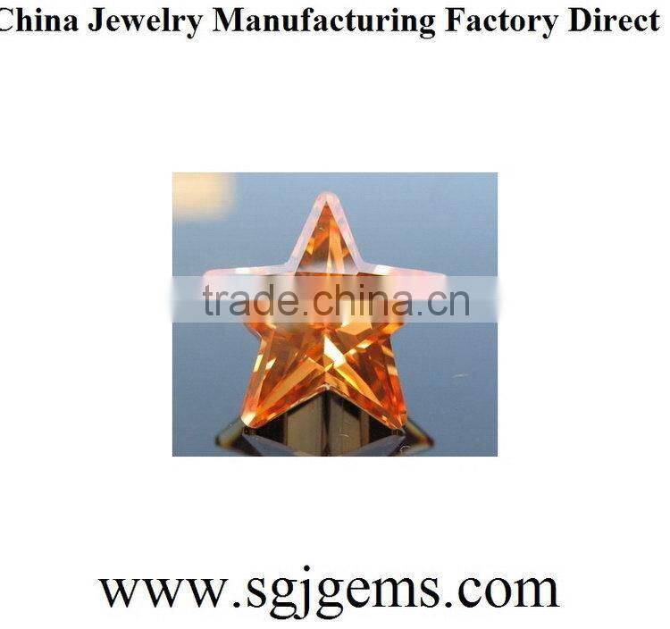 Newest new products synthetic loose cz gemstones
