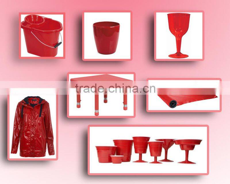 25 KG Package High Light Fastness Plastic Red Masterbatch for PP PE ABS