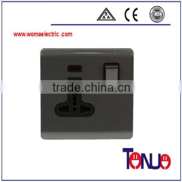 British style multi switched socket