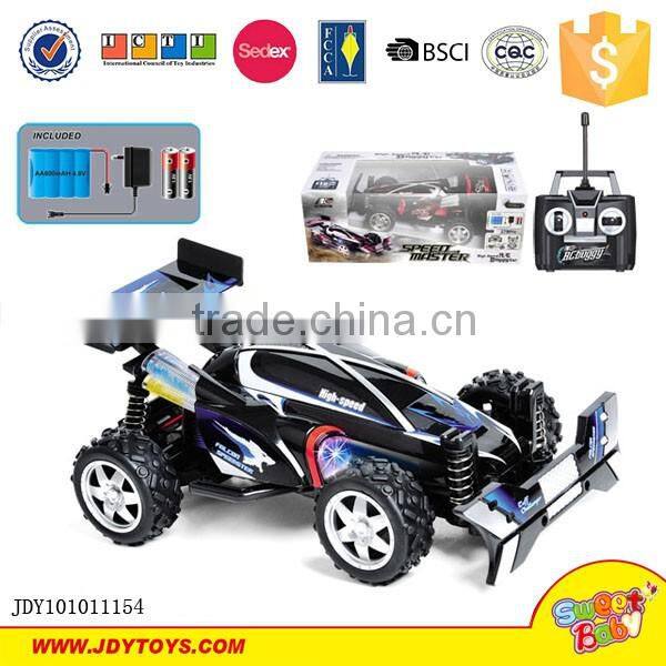 New 1:20 4CH rc car with 3D lights and voice charge and battery remote control car toy for kids