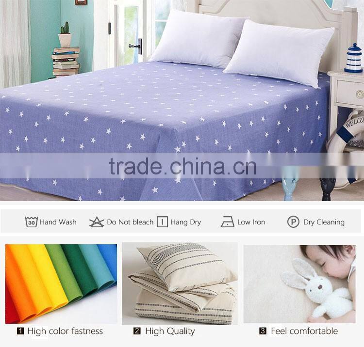 luxury commercial white bed sheet