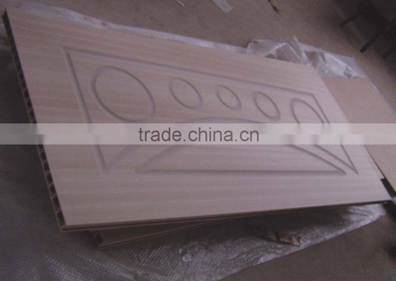 SKR machinery PVC plastic solid wood plate production machine line with groove