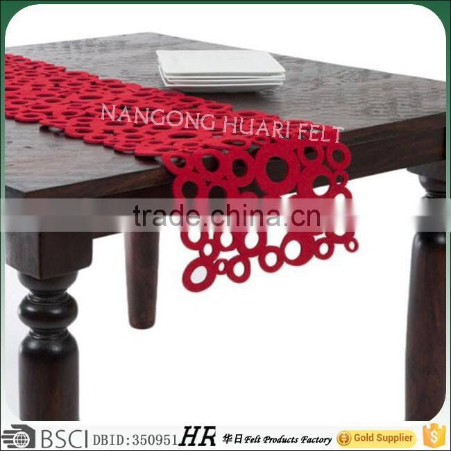 Square felt placemats red felt placemats