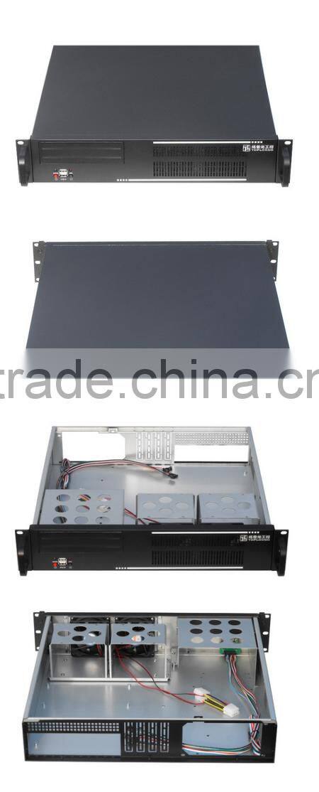2U 19'' RACKMOUNT FIREWALL SERVER CASE with 2*NIC