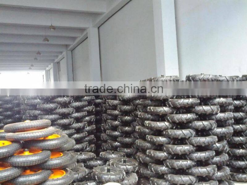 Rubber Pnuematic wheels manufactures for hand truck wheel 16'' x 4.00-8
