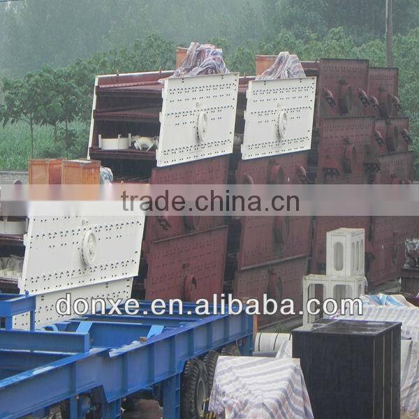 High screening efficiency stainless steel mining equipment vibrating screen stone crushing plant