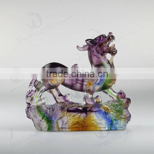 auspicious animal Western region desert cultural mascot liuli crafts